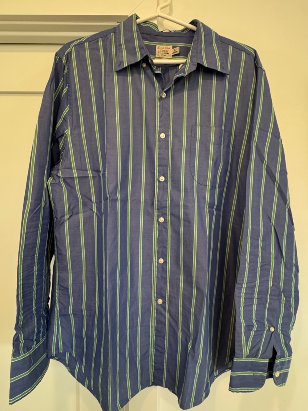 J.Crew Secret Wash Striped Button-Up Shirt